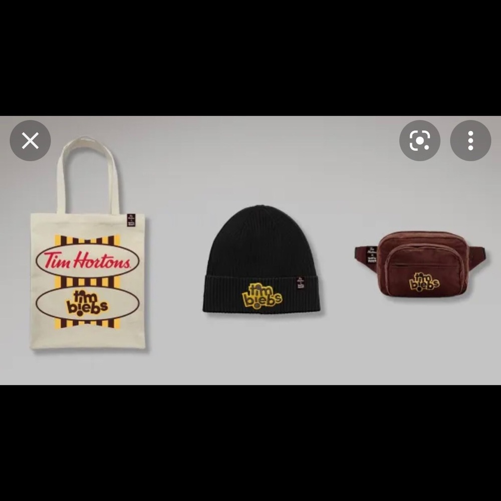 Trio Tim Biebs merchandise Tim Hortons